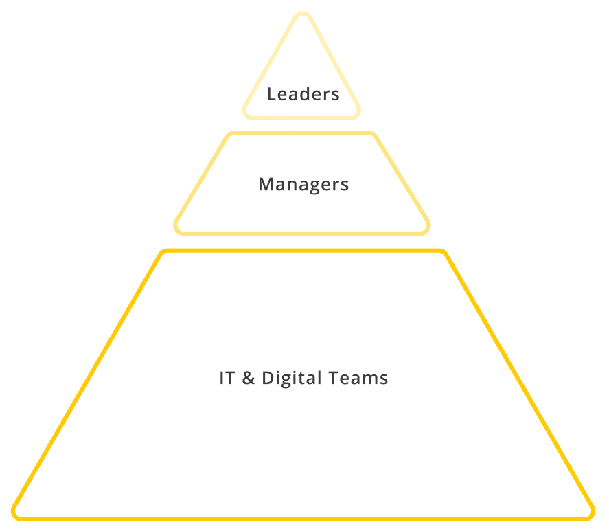 pyramid with roles