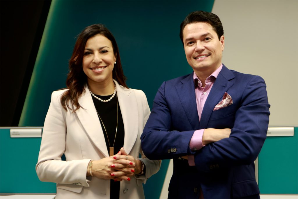 Jeannie Bonilla, LATAM regional business lead for elev8 and Pablo Arce, Director of VMware Global Support for the Americas