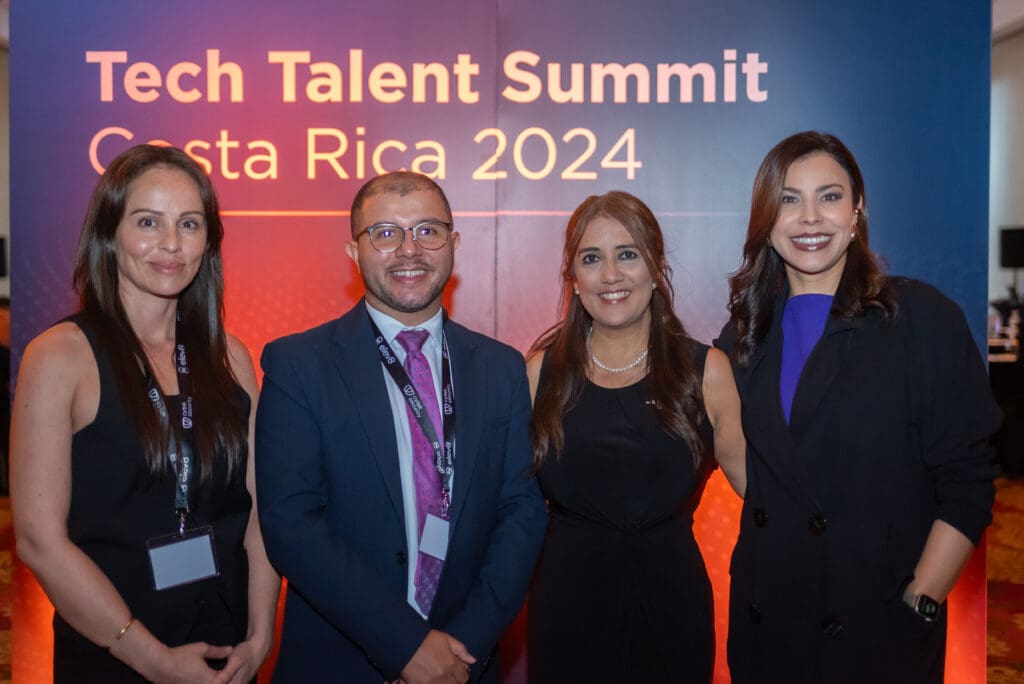 Featured image for article titled "March 2024 Events: Cytek & Elev8 Take the Lead in Costa Rica's Cybersecurity Landscape" showing Cytek and Elev8's team at the Tech Talent Summit 2024 in Costa Rica.